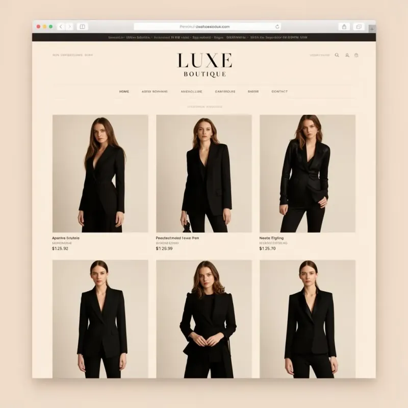 LUXEBOUTIQUE.COM — E-Commerce / Fashion
